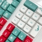 104+25 Coral Sea XDA / OEM Keycaps Set PBT Dye Sublimation ANSI ISO Layout for GK61 64 68 84 87 104 108